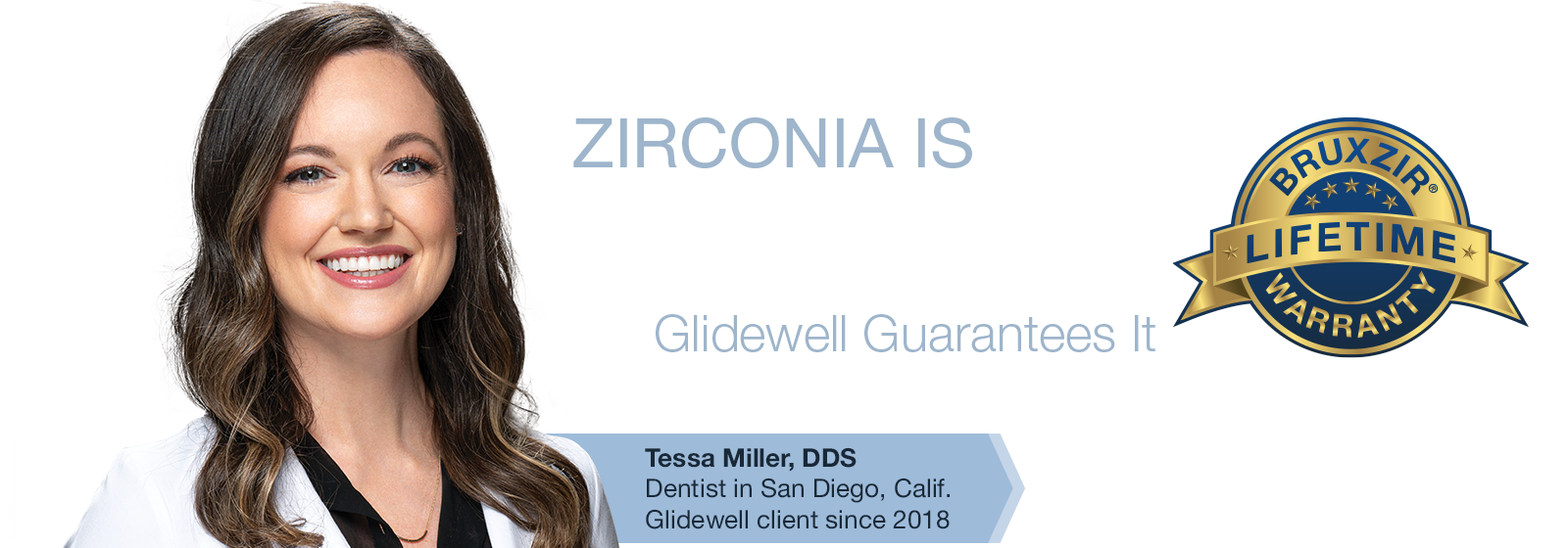 Zirconia is forever, Glidewell guarantees it